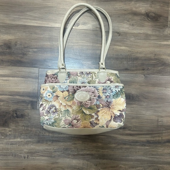 Coach Handbags - Vintage Floral Tapestry Shoulder Bag